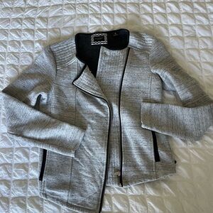 Scotch & Soda Gray bomber knit Women's Jacket